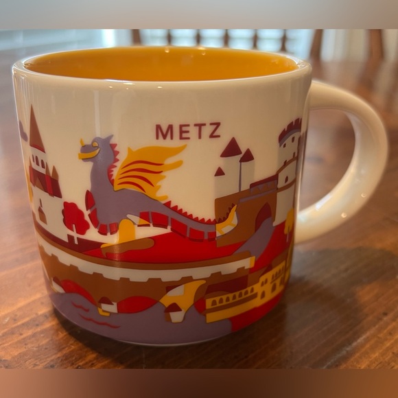 Starbucks Other - Starbucks You Are Here Collection Mug Metz, France Collectible EUC! Rare 🧡💜